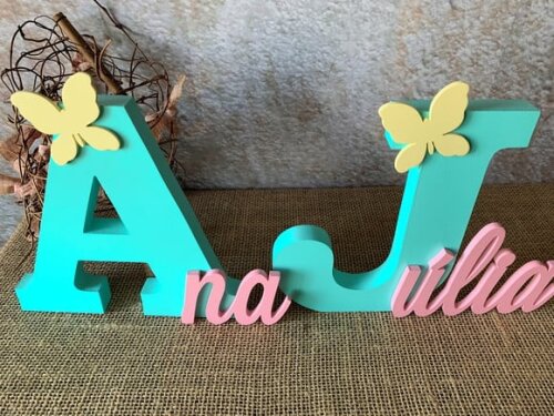 Jardim Encantado - Nomes Personalizados