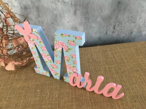 Jardim Encantado - Nomes Personalizados - Tecido
