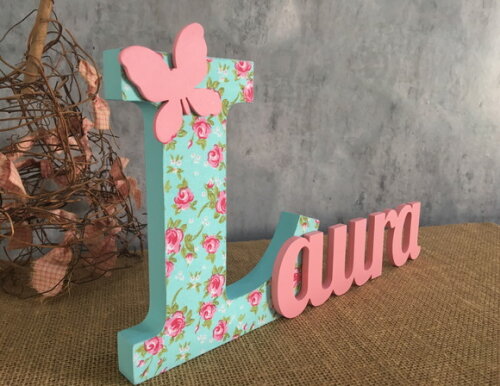 Jardim Encantado - Nomes Personalizados - Tecido