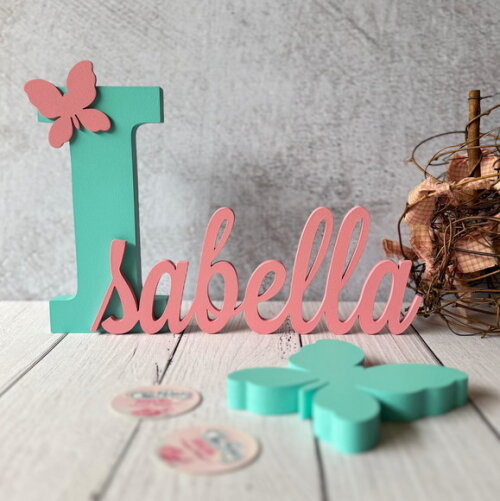 Jardim Encantado - Nomes Personalizados + Borboleta