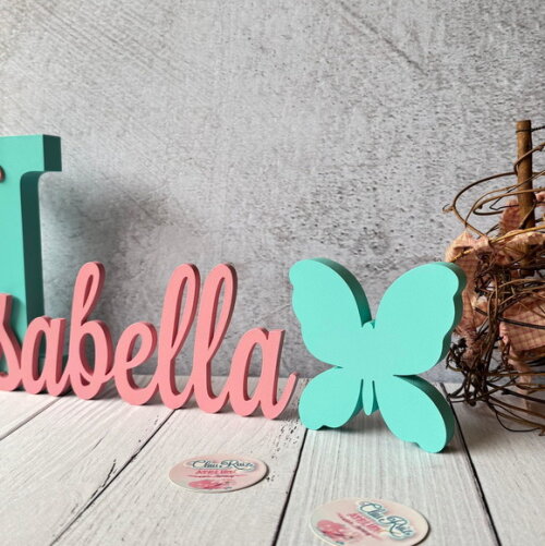 Jardim Encantado - Nomes Personalizados + Borboleta