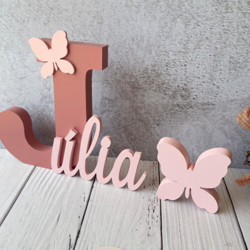 Jardim Encantado - Nomes Personalizados + Borboleta