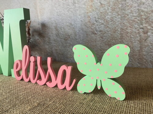 Jardim Encantado - Nomes Personalizados + Borboleta