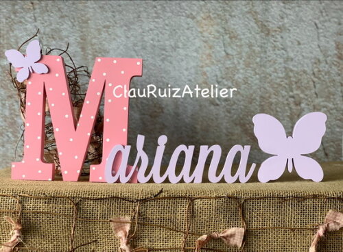 Jardim Encantado - Nomes Personalizados + Borboleta