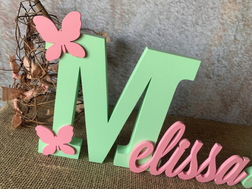 Jardim Encantado - Nomes Personalizados + Borboleta