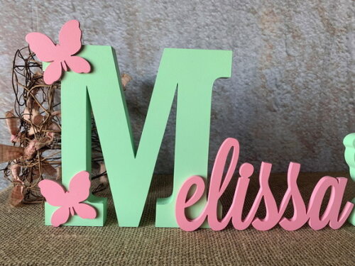 Jardim Encantado - Nomes Personalizados + Borboleta