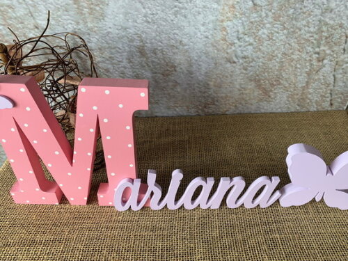 Jardim Encantado - Nomes Personalizados + Borboleta