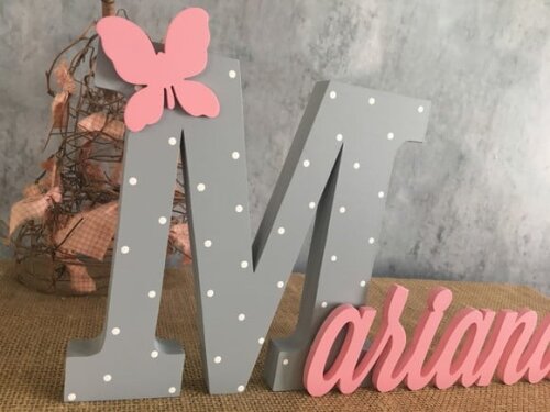 Jardim Encantado - Nomes Personalizados + Borboleta