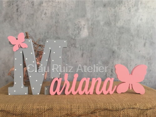 Jardim Encantado - Nomes Personalizados + Borboleta