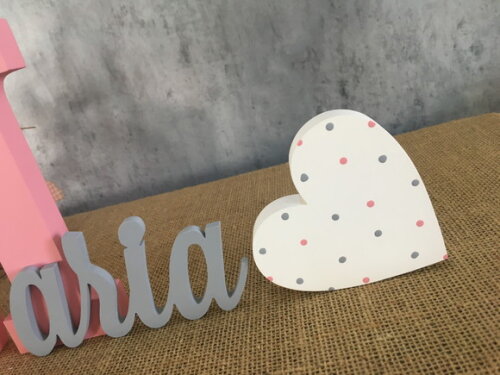 Jardim Encantado - Nomes Personalizados + CORAÇÃO