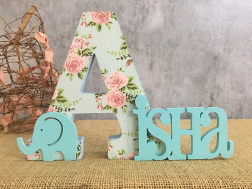Jardim Encantado - Nomes Personalizados ELEFANTINHO