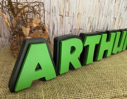Jurassic Park - Letras de mdf -nomes