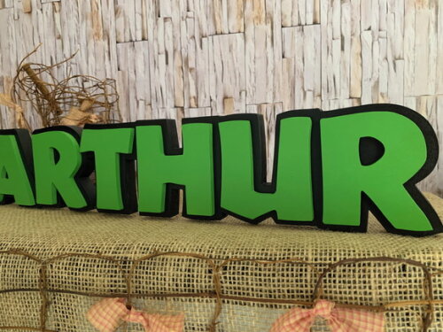 Jurassic Park - Letras de mdf -nomes