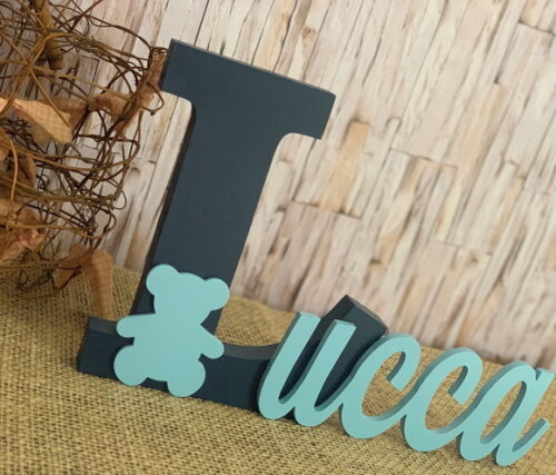 Letras 18mm - Decoração Bebê Urso
