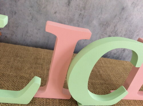 Letras Bastão Decorativas - Nome em Mdf- Quarto de Bebê
