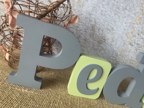 Letras de mdf - Blocos