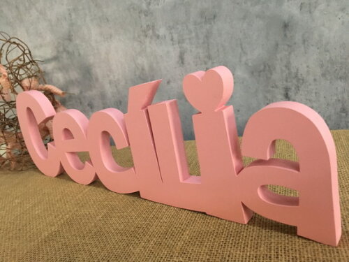 Letras de MDF -Nomes