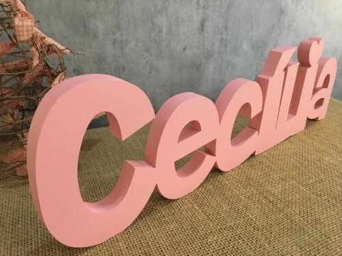 Letras de MDF -Nomes