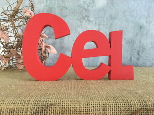 Letras de MDF -Nomes