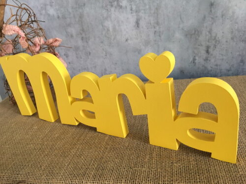 Letras de MDF -Nomes