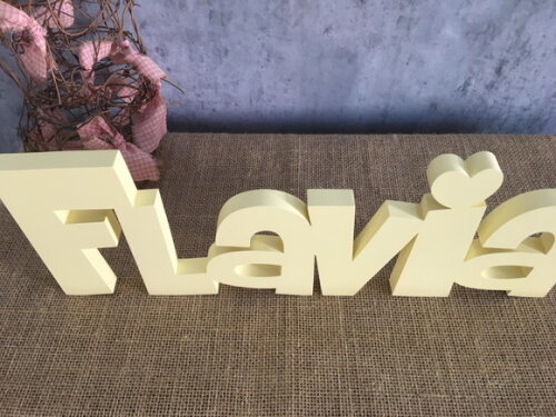 Letras de MDF -Nomes