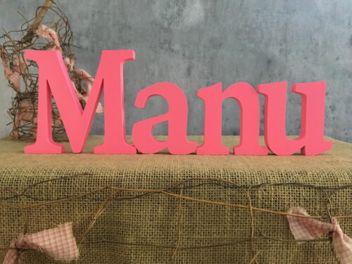 Letras de MDF -Nomes