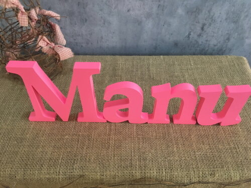 Letras de MDF -Nomes
