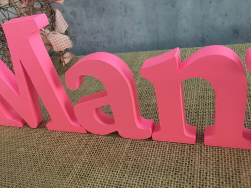 Letras de MDF -Nomes