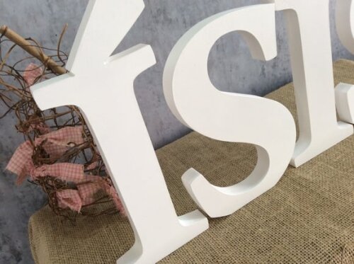 Letras de MDF -Nomes