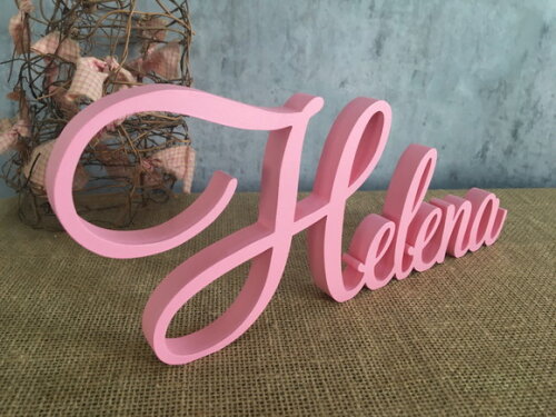Letras de mdf -nomes - Letras Cursivas