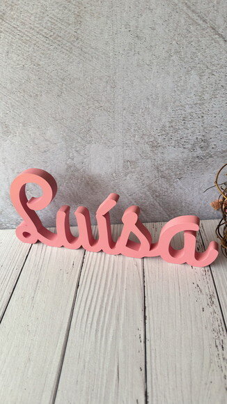 Letras de mdf -nomes - Letras Cursivas