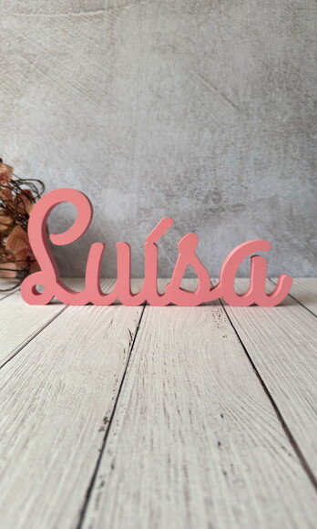 Letras de mdf -nomes - Letras Cursivas