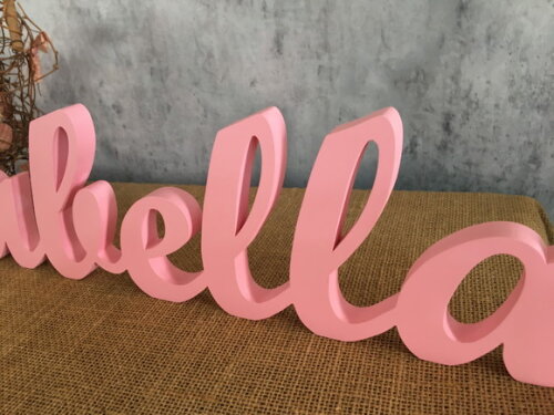 Letras de MDF -Nomes - Letras Cursivas