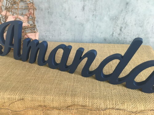 Letras de MDF -Nomes - Letras Cursivas