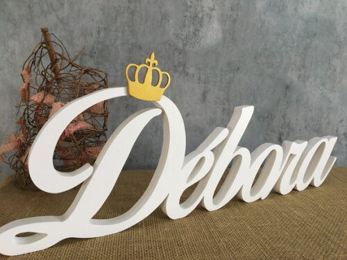 Letras de MDF -Nomes - Letras Cursivas