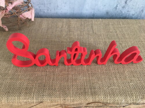 Letras de MDF -Nomes - Letras Cursivas