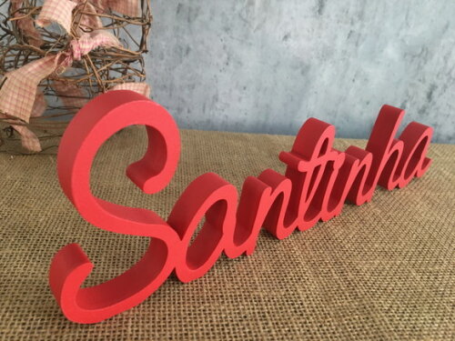 Letras de MDF -Nomes - Letras Cursivas
