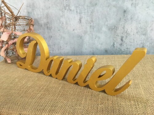 Letras de MDF -Nomes - Letras Cursivas