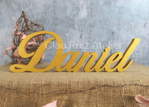 Letras de MDF -Nomes - Letras Cursivas
