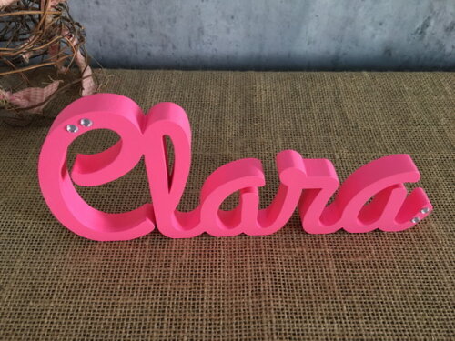 Letras de MDF -Nomes - Letras Cursivas