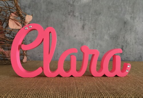 Letras de MDF -Nomes - Letras Cursivas