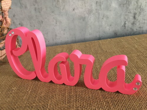 Letras de MDF -Nomes - Letras Cursivas