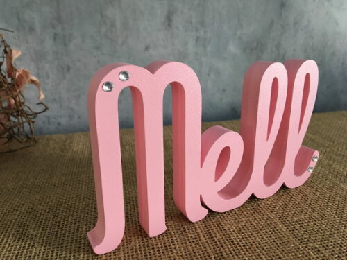 Letras de MDF -Nomes - Letras Cursivas