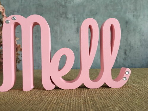 Letras de MDF -Nomes - Letras Cursivas
