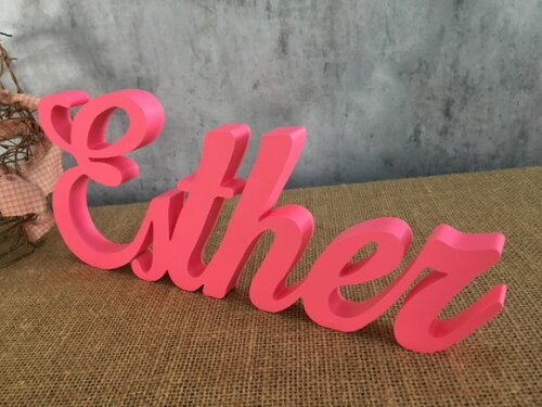 Letras de MDF -Nomes - Letras Cursivas