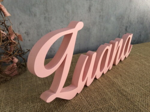 Letras de MDF -Nomes - Letras Cursivas