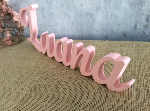 Letras de MDF -Nomes - Letras Cursivas