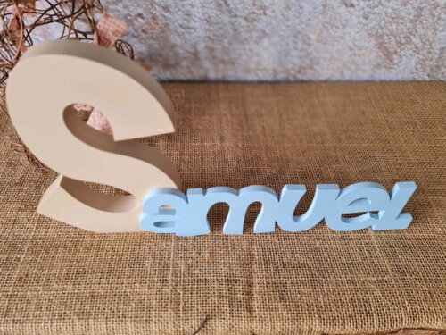 Letras de mdf -nomes 18cm