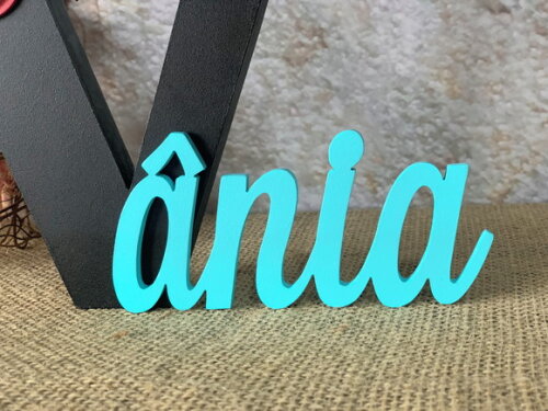Letras De Mdf -nomes 18cm Tik Tik