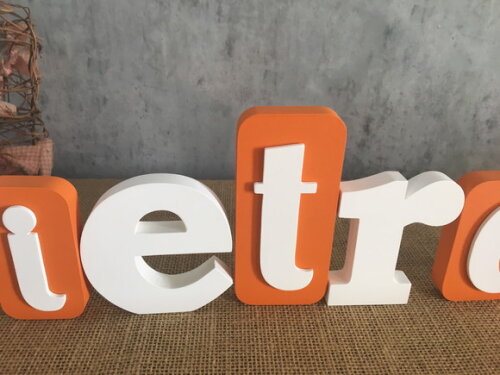 Letras de mdf -nomes Blocos